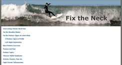 Desktop Screenshot of fixtheneck.com